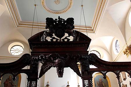 Lothbury St Margaret - Carving Detail